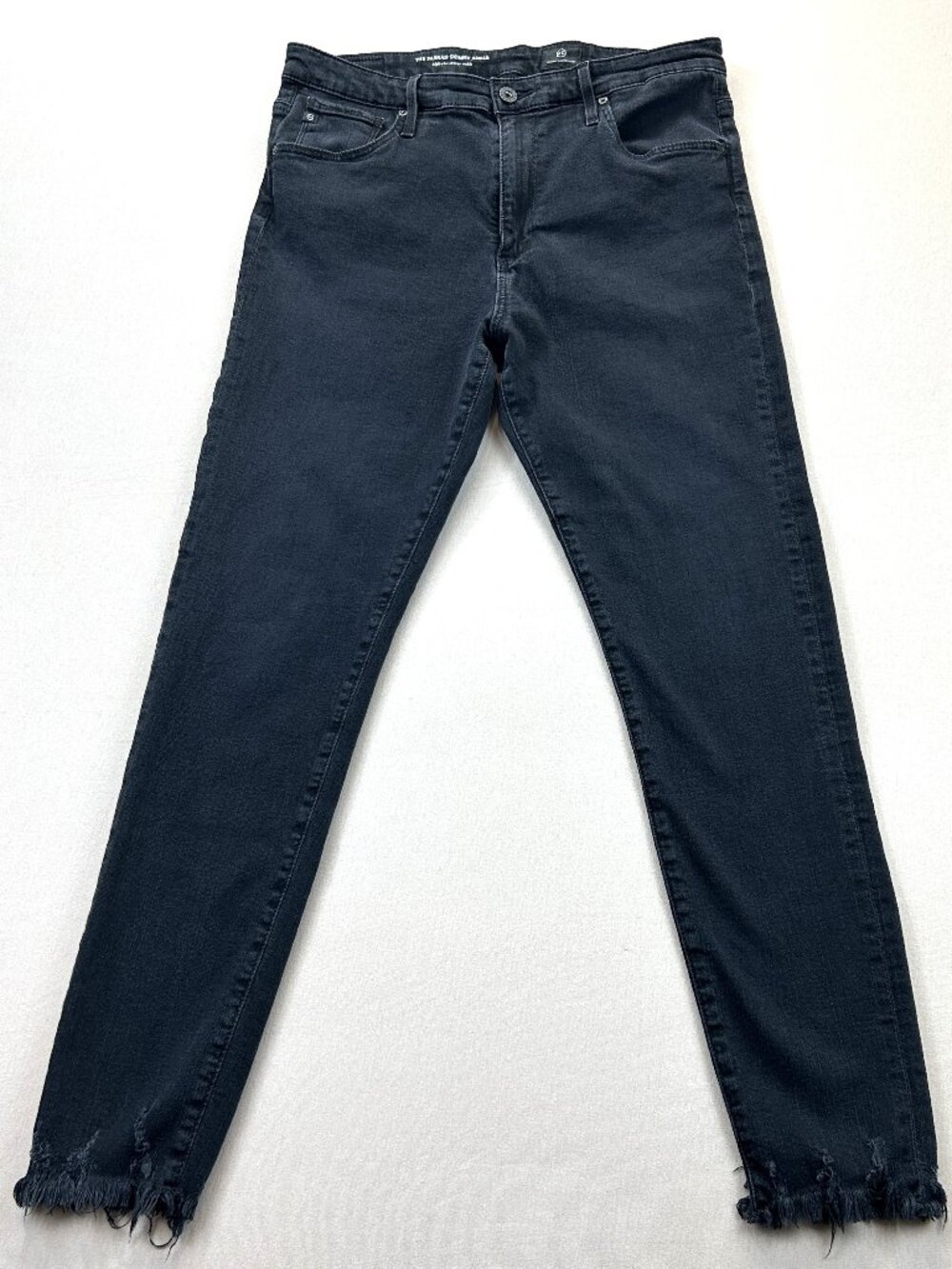 AG Adriano Goldschmied The Farrah Skinny Ankle Jeans Womens Size 31 R Black